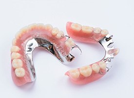 Partial dentures can replace multiple teeth