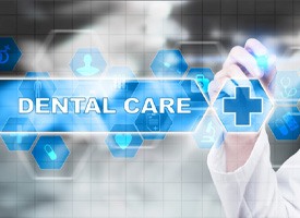 Dental care on digital screen