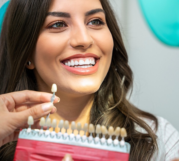 Professional teeth whitening can remove up to eight shades of stains